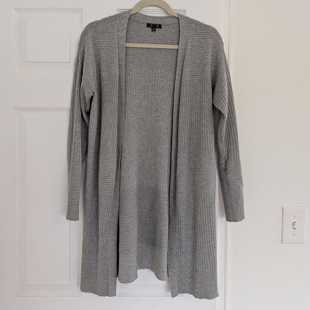 Lefty  Me Light Grey Cardigan